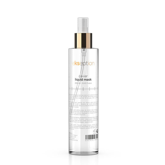 Caviar Liquid Mask in a bottle, showcasing its rich, luxurious formula.