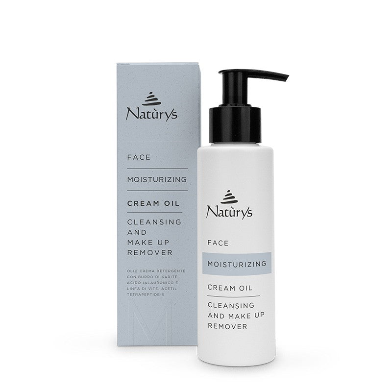 Natùrys Cream Oil Cleanser & Makeup Remover - 150 ml bottle for gentle cleansing and hydration