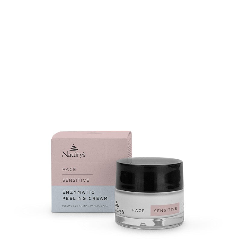 Natùrys Enzymatic Peeling Cream - 50 ml jar for gentle exfoliation and skin renewal