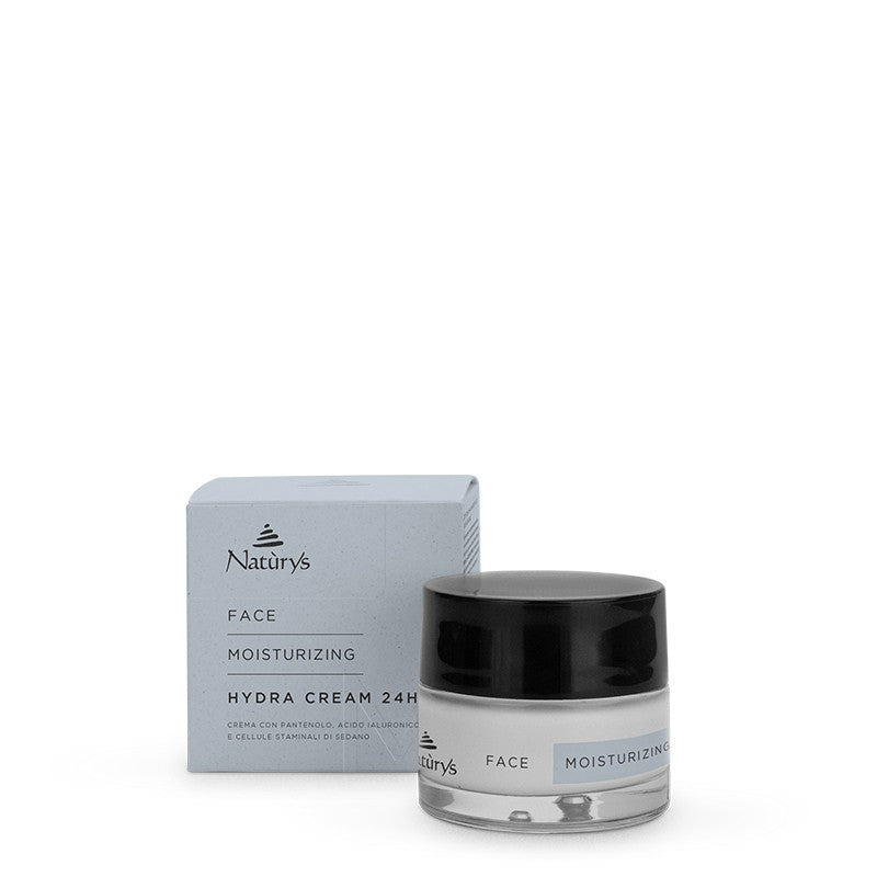 Natùrys Hydra Cream 24H - 50 ml jar for intense hydration and anti-aging skincare