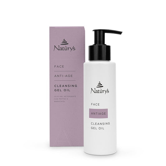 Natùrys Cleansing Gel Oil - 150 ml bottle for deep cleansing and hydration of all skin types