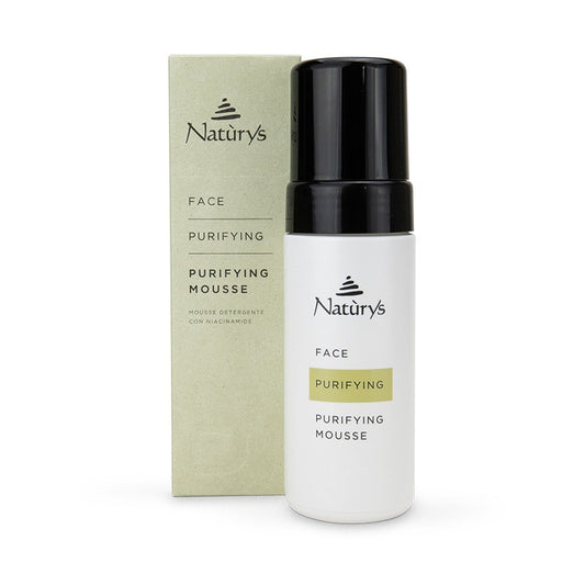 Natùrys Purifying Mousse - 150 ml bottle for oily and combination skin cleansing