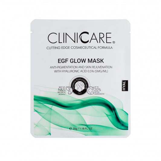 CLINICCARE EGF Glow Mask - Illuminate your skin with targeted anti-pigmentation.